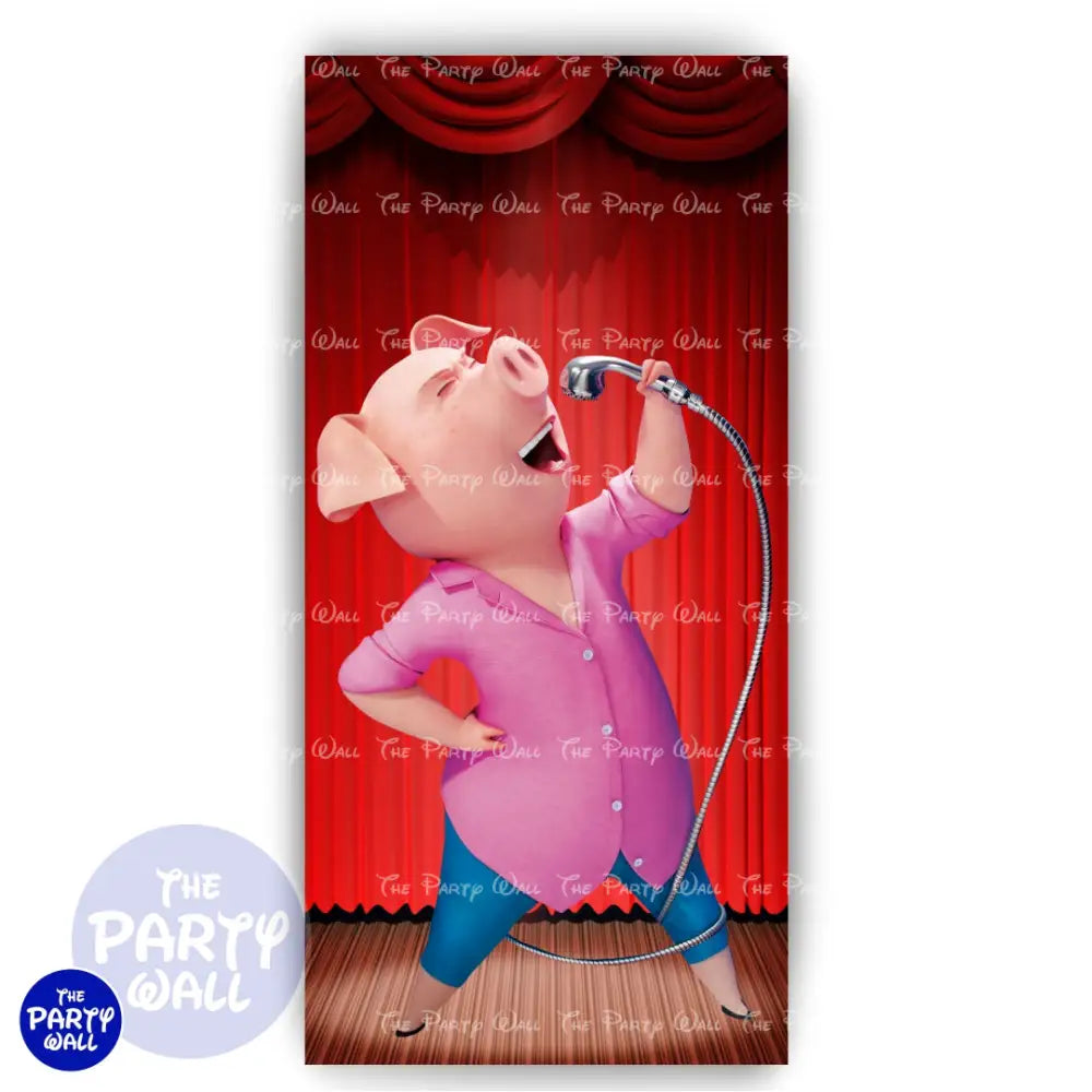 Sing - Funda para mampara de punta redonda o rectangular Mampara de punta redonda