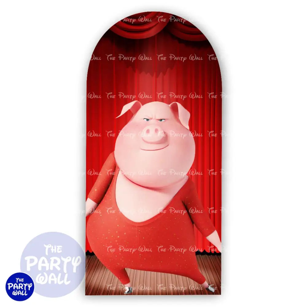 Sing - Funda para mampara de punta redonda o rectangular Mampara de punta redonda