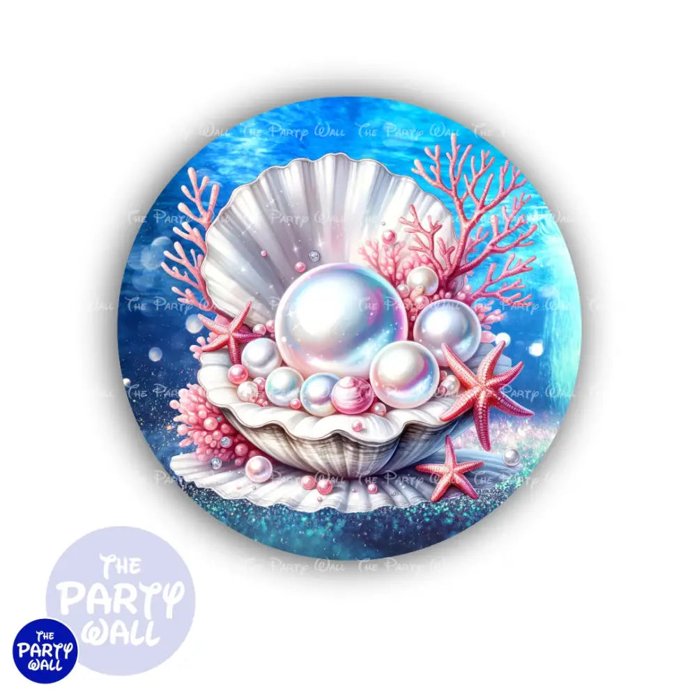 Sirenas Cute - Funda para mampara circular Circular