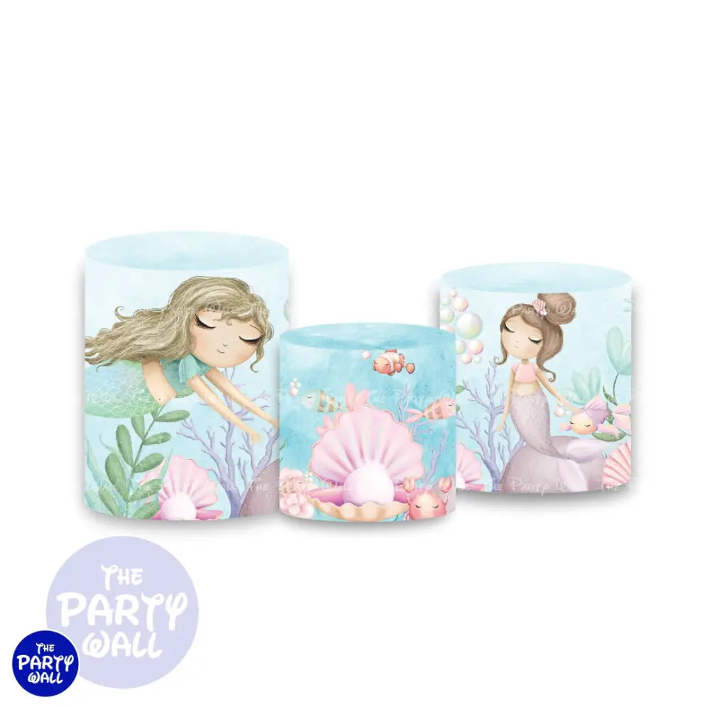 Sirenas Cute - Fundas para cilindros Cilindros