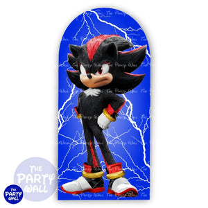 Sonic - Funda para mampara de punta redonda o rectangular Mampara de punta redonda