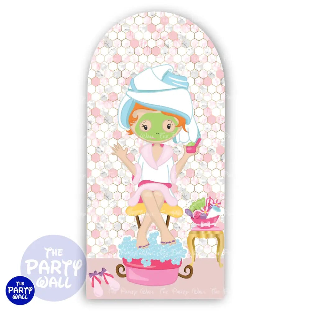 Spa - Funda para mampara de punta redonda o rectangular Mampara de punta redonda