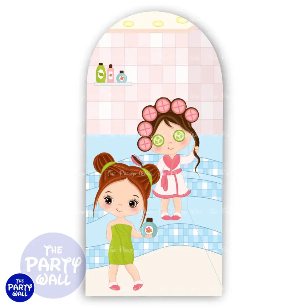 Spa - Funda para mampara de punta redonda o rectangular Mampara de punta redonda