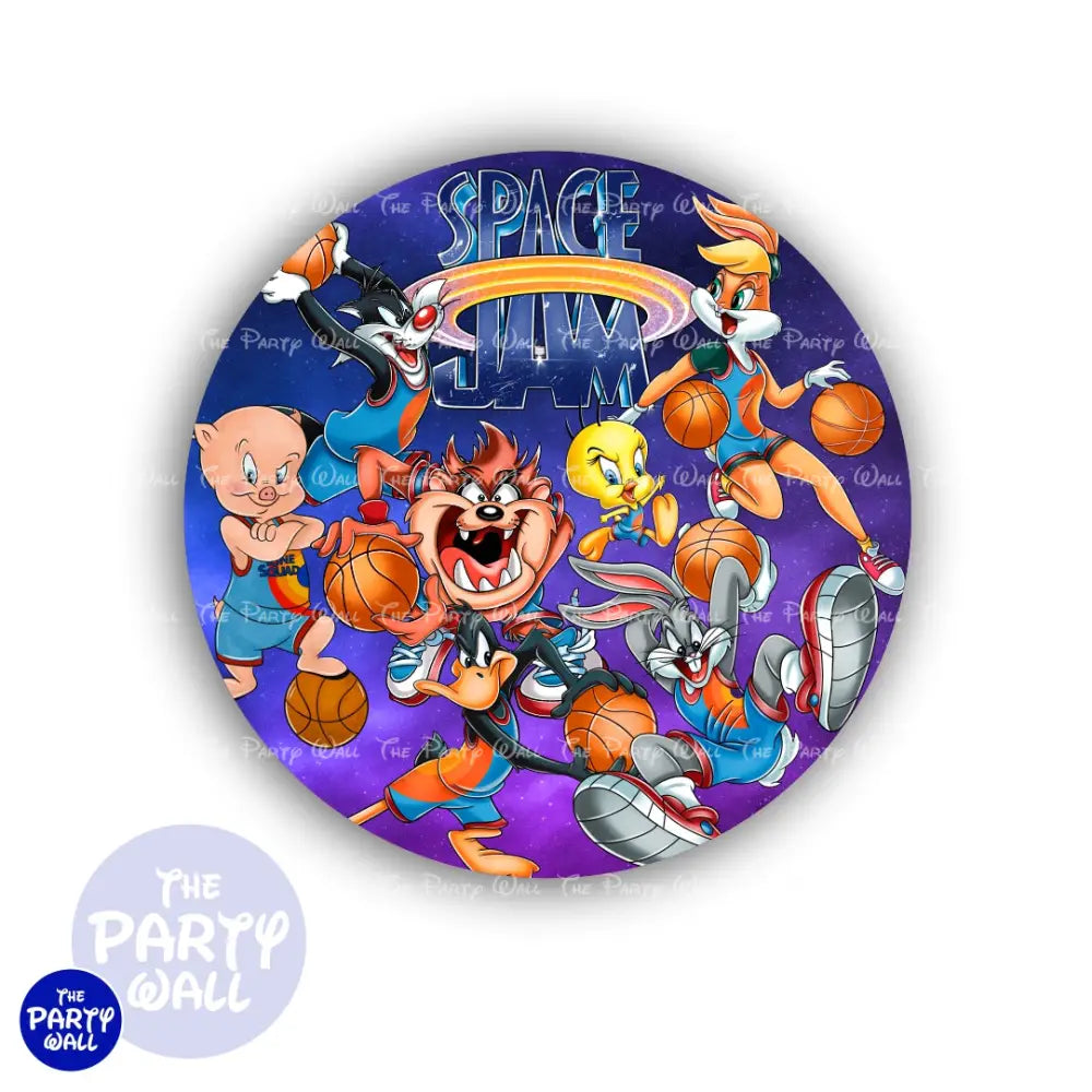 Space Jam - Funda para mampara circular Circular