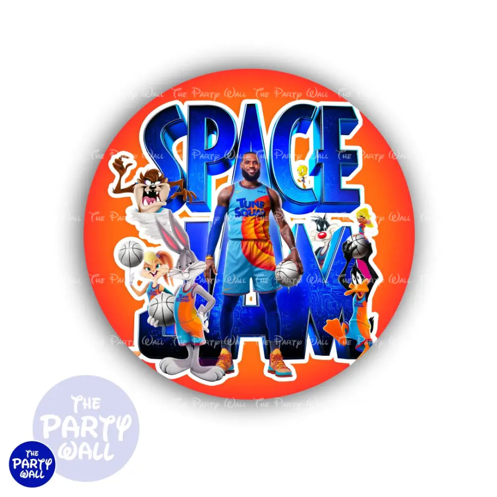 Space Jam - Funda para mampara circular Circular