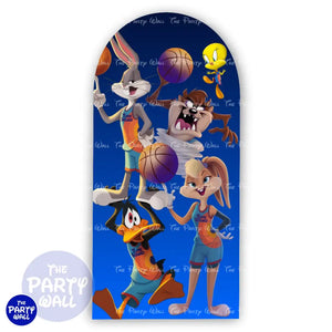 Space Jam - Funda para mampara de punta redonda o rectangular Mampara de punta redonda