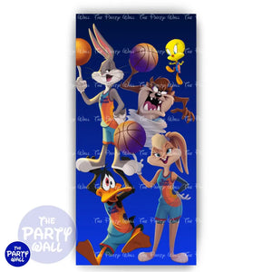 Space Jam - Funda para mampara de punta redonda o rectangular Mampara de punta redonda