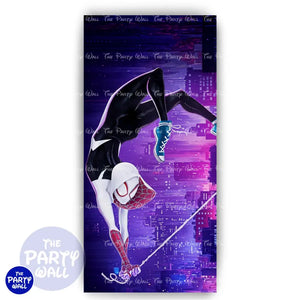 Spider Gwen - Funda para mampara de punta redonda o rectangular Mampara de punta redonda