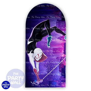 Spider Gwen - Funda para mampara de punta redonda o rectangular Mampara de punta redonda
