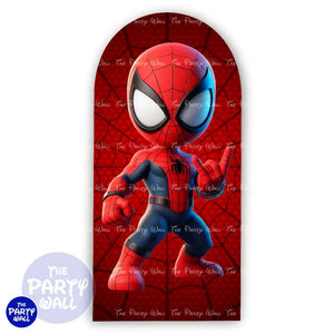 Spiderman - Funda para mampara de punta redonda o rectangular Mampara de punta redonda