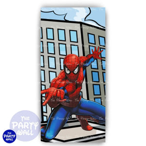Spiderman - Funda para mampara de punta redonda o rectangular Mampara de punta redonda