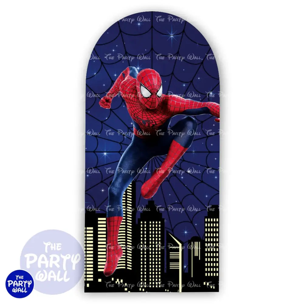 Spiderman - Funda para mampara de punta redonda o rectangular Mampara de punta redonda