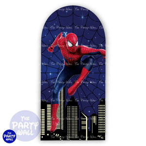 Spiderman - Funda para mampara de punta redonda o rectangular Mampara de punta redonda