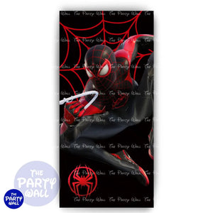 Spiderman - Funda para mampara de punta redonda o rectangular Mampara de punta redonda