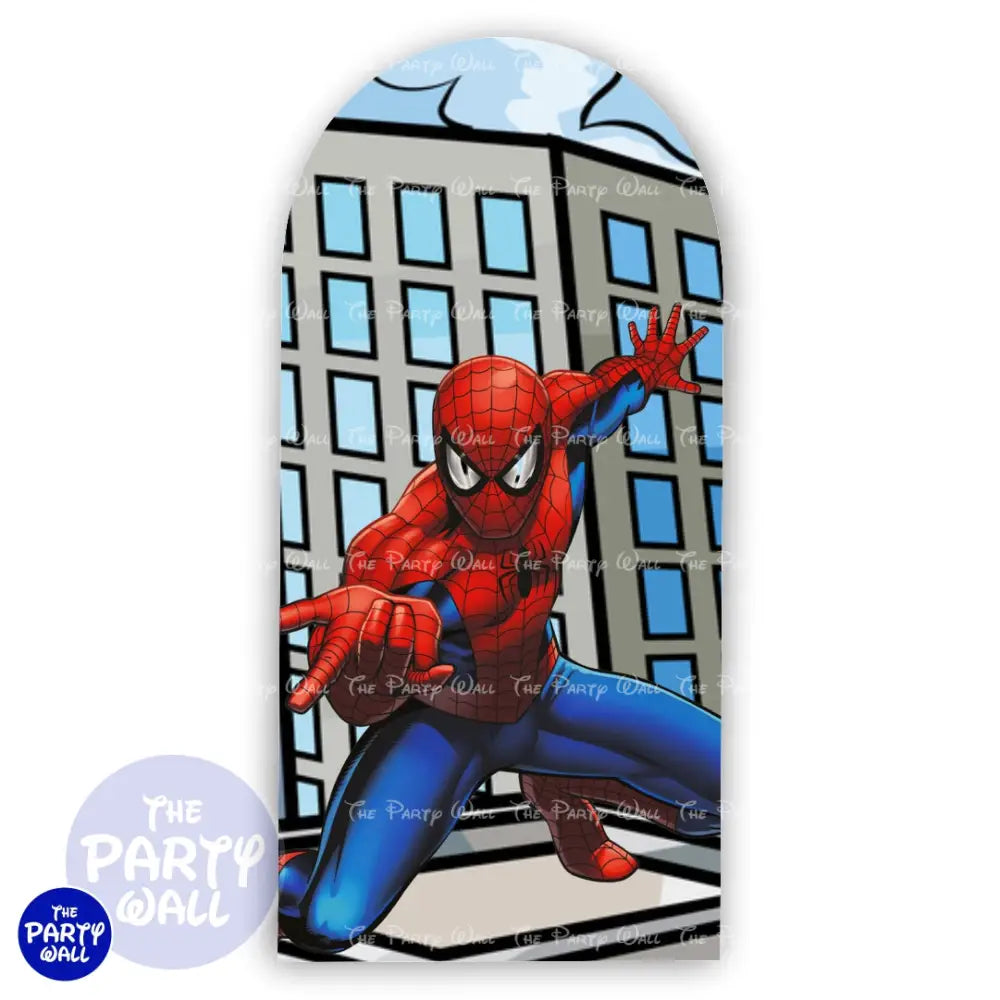 Spiderman - Funda para mampara de punta redonda o rectangular Mampara de punta redonda