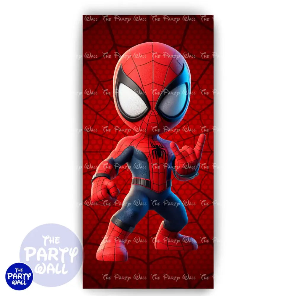 Spiderman - Funda para mampara de punta redonda o rectangular Mampara de punta redonda
