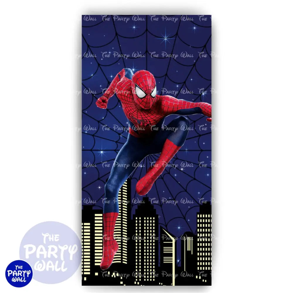 Spiderman - Funda para mampara de punta redonda o rectangular Mampara de punta redonda