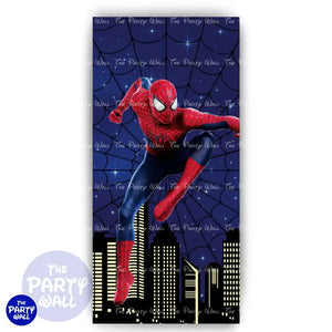 Spiderman - Funda para mampara de punta redonda o rectangular Mampara de punta redonda