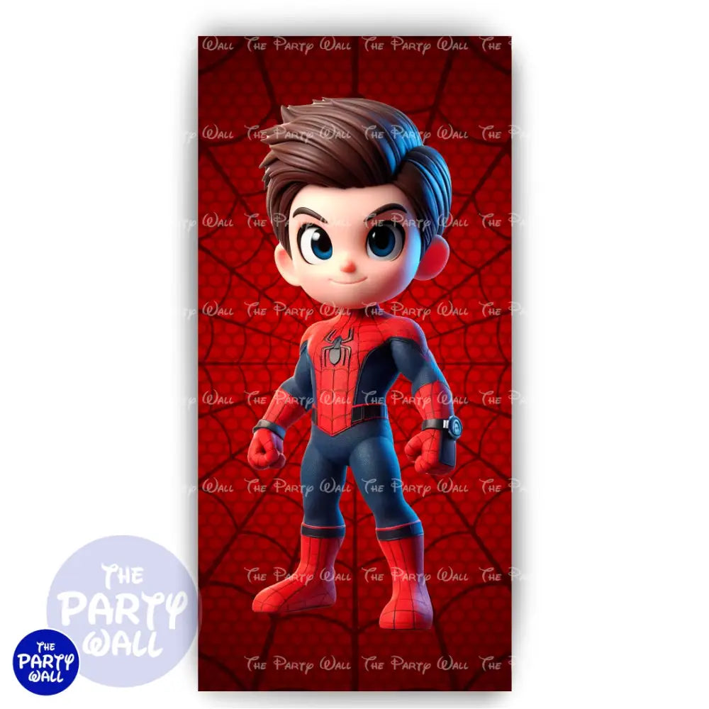 Spiderman - Funda para mampara de punta redonda o rectangular Mampara de punta redonda