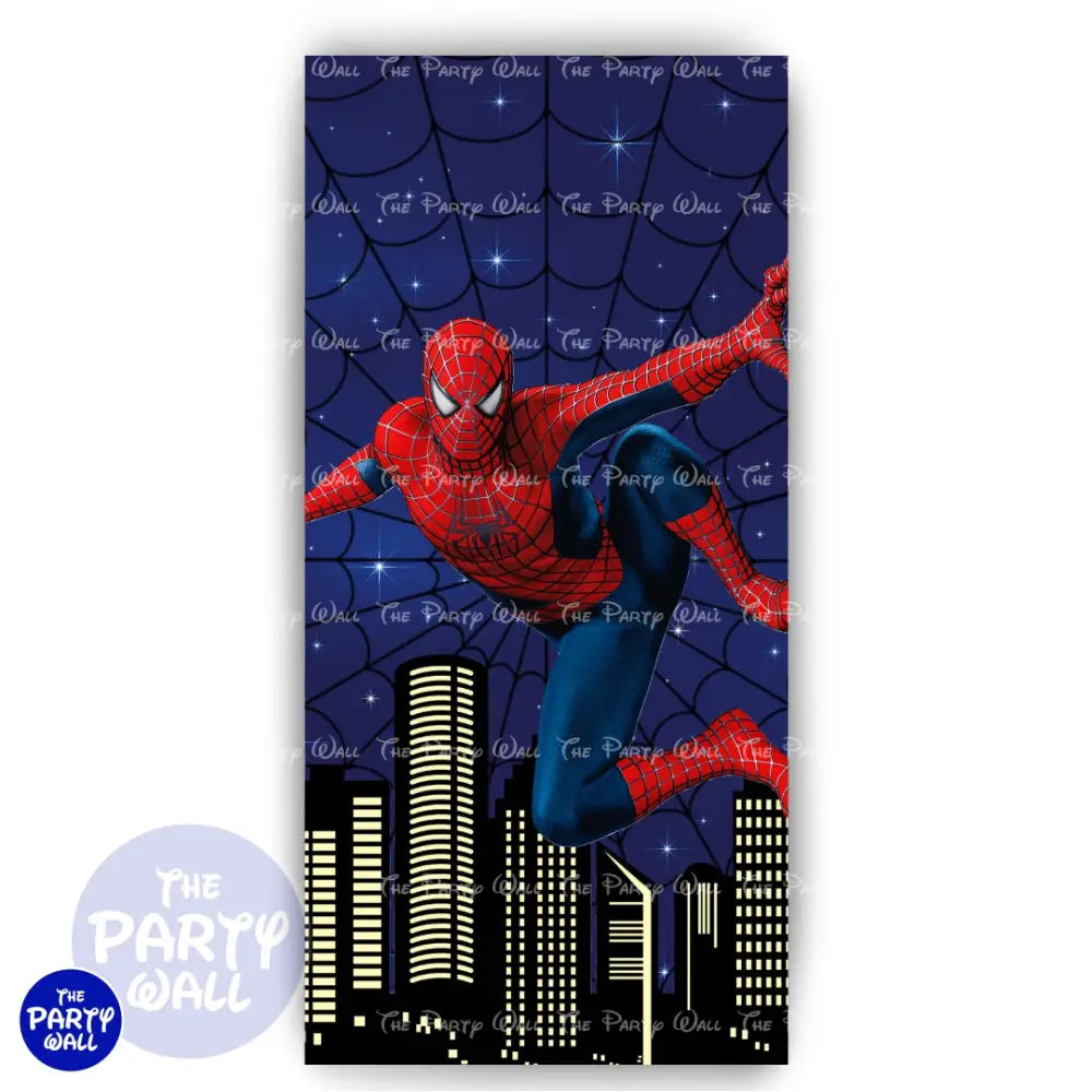 Spiderman - Funda para mampara de punta redonda o rectangular Mampara de punta redonda