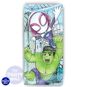 Spidey - Funda para mampara de punta redonda o rectangular Mampara de punta redonda