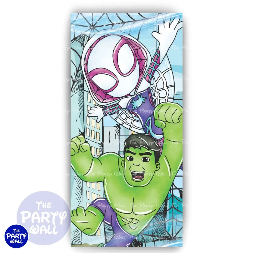 Spidey - Funda para mampara de punta redonda o rectangular Mampara de punta redonda