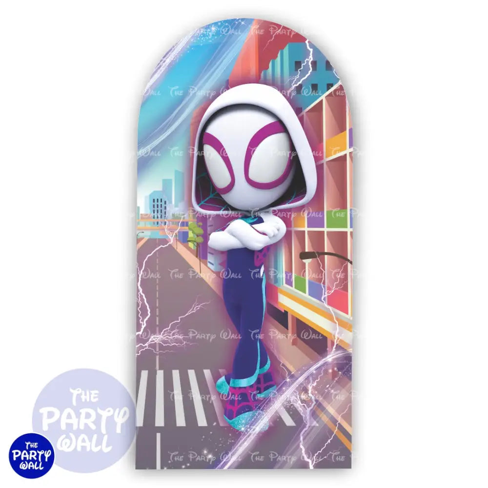 Spidey - Funda para mampara de punta redonda o rectangular Mampara de punta redonda