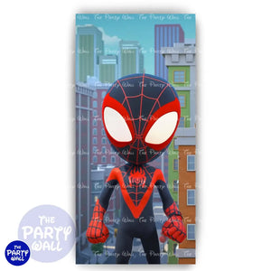 Spidey - Funda para mampara de punta redonda o rectangular Mampara de punta redonda