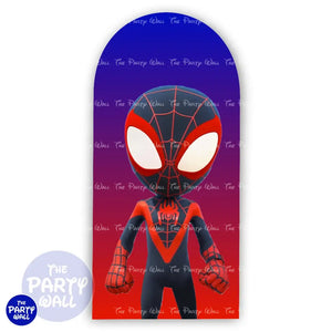 Spidey - Funda para mampara de punta redonda o rectangular Mampara de punta redonda