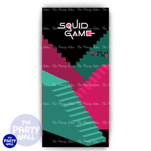 Squid Games - Funda para mampara de punta redonda o rectangular Mampara de punta redonda