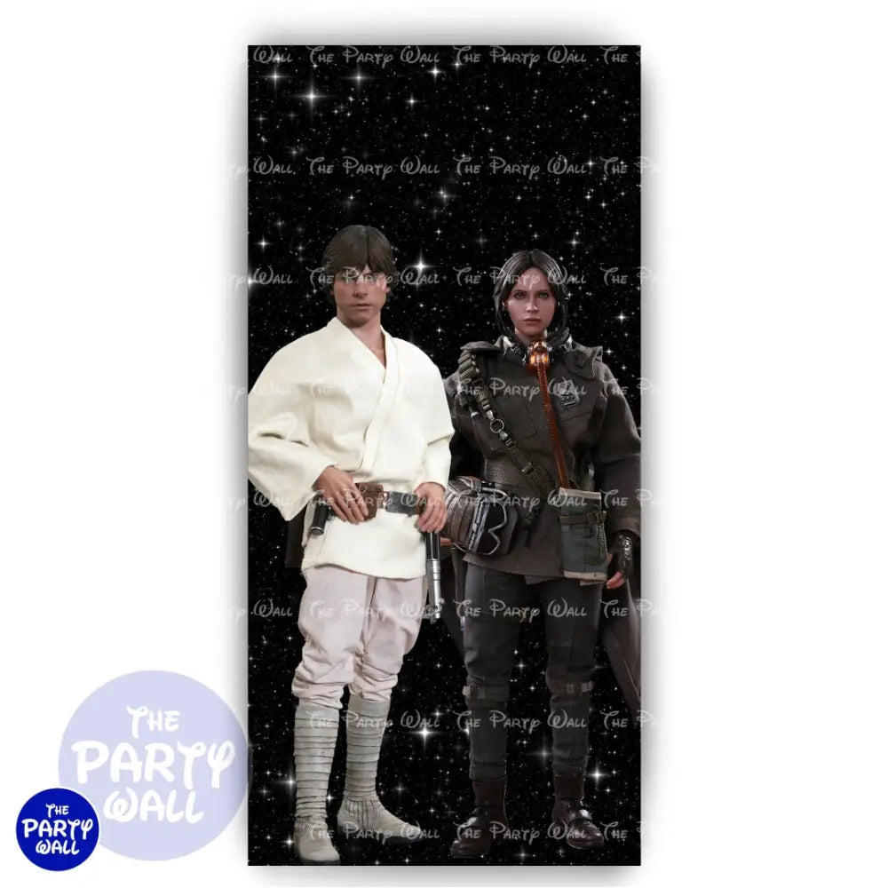 Star Wars - Funda para mampara de punta redonda o rectangular Mampara de punta redonda