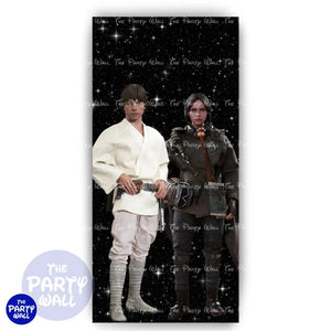 Star Wars - Funda para mampara de punta redonda o rectangular Mampara de punta redonda