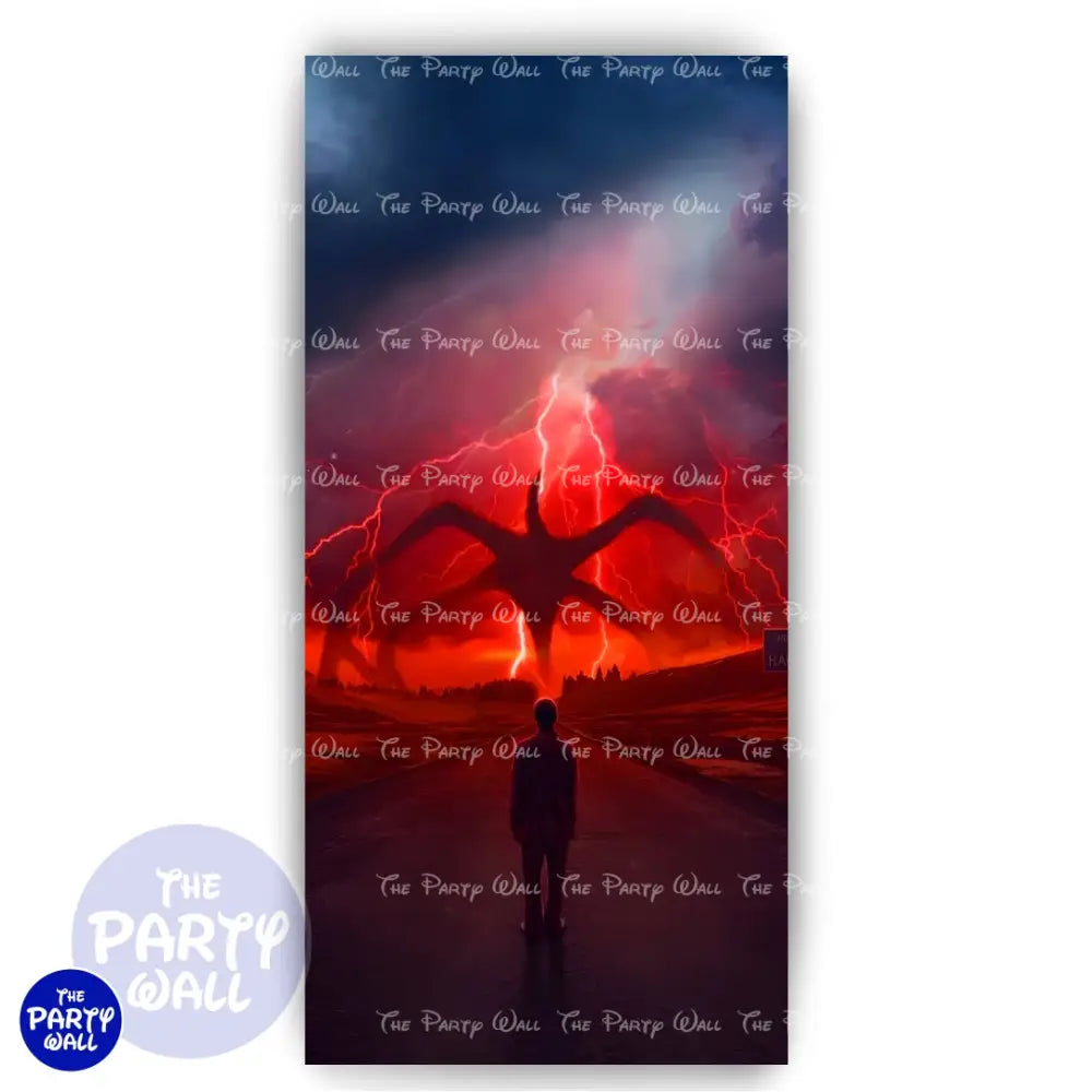 Stranger Things - Funda para mampara de punta redonda o rectangular Mampara de punta redonda