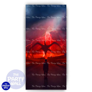 Stranger Things - Funda para mampara de punta redonda o rectangular Mampara de punta redonda