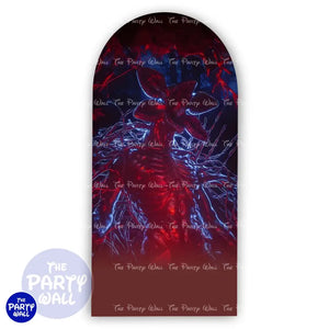 Stranger Things - Funda para mampara de punta redonda o rectangular Mampara de punta redonda