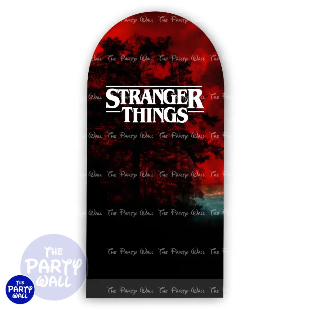 Stranger Things - Funda para mampara de punta redonda o rectangular Mampara de punta redonda