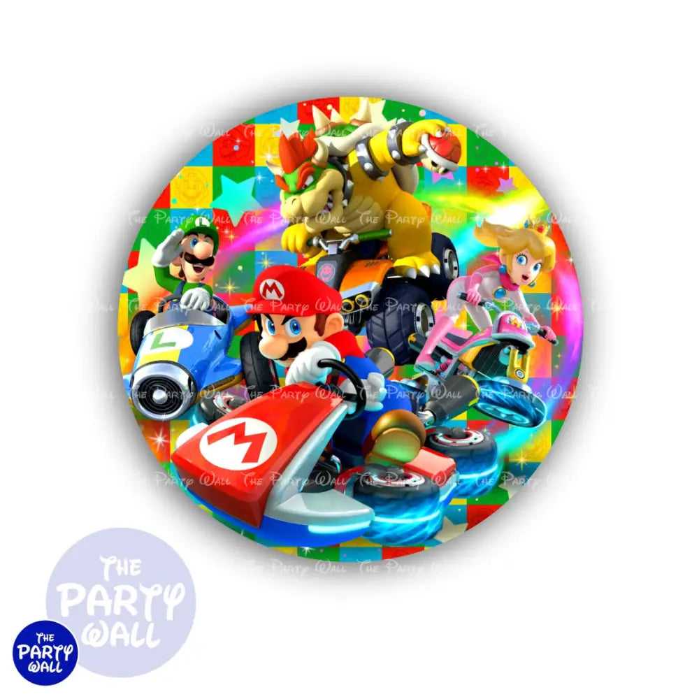 Super Mario - Funda para mampara circular Circular