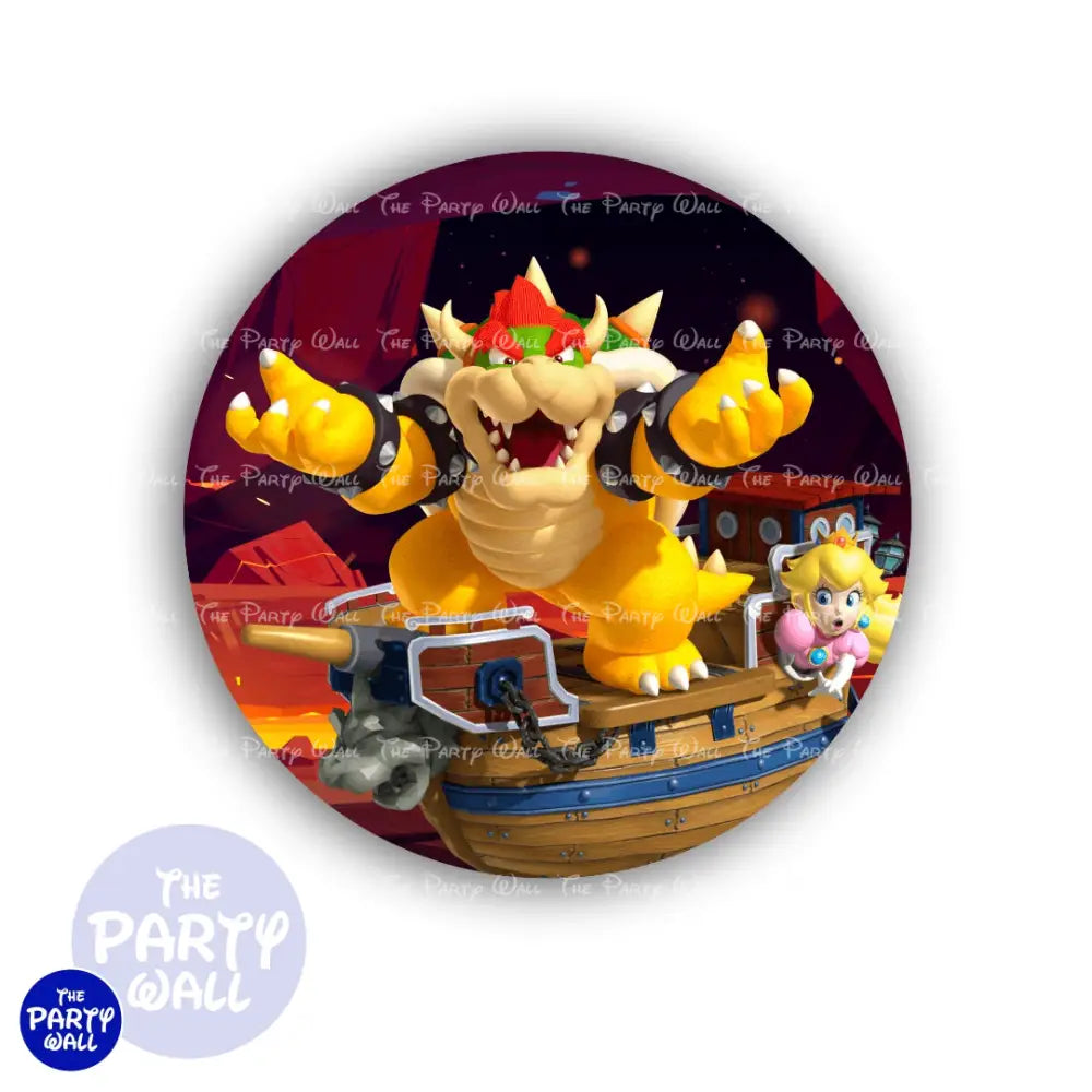 Super Mario - Funda para mampara circular Circular