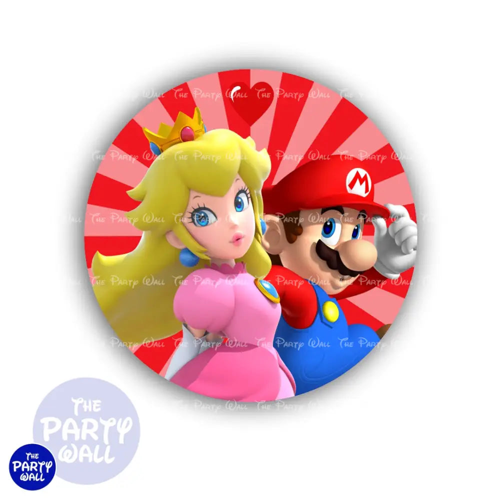 Super Mario - Funda para mampara circular Circular