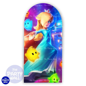Super Mario - Funda para mampara de punta redonda o rectangular - Mampara de punta redonda