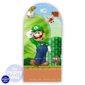 Super Mario - Funda para mampara de punta redonda o rectangular Mampara de punta redonda