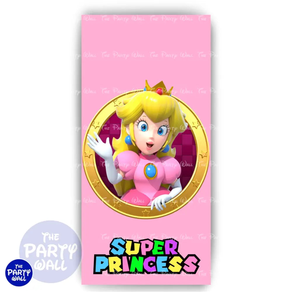 Super Mario - Funda para mampara de punta redonda o rectangular Mampara de punta redonda