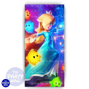 Super Mario - Funda para mampara de punta redonda o rectangular - Mampara de punta redonda