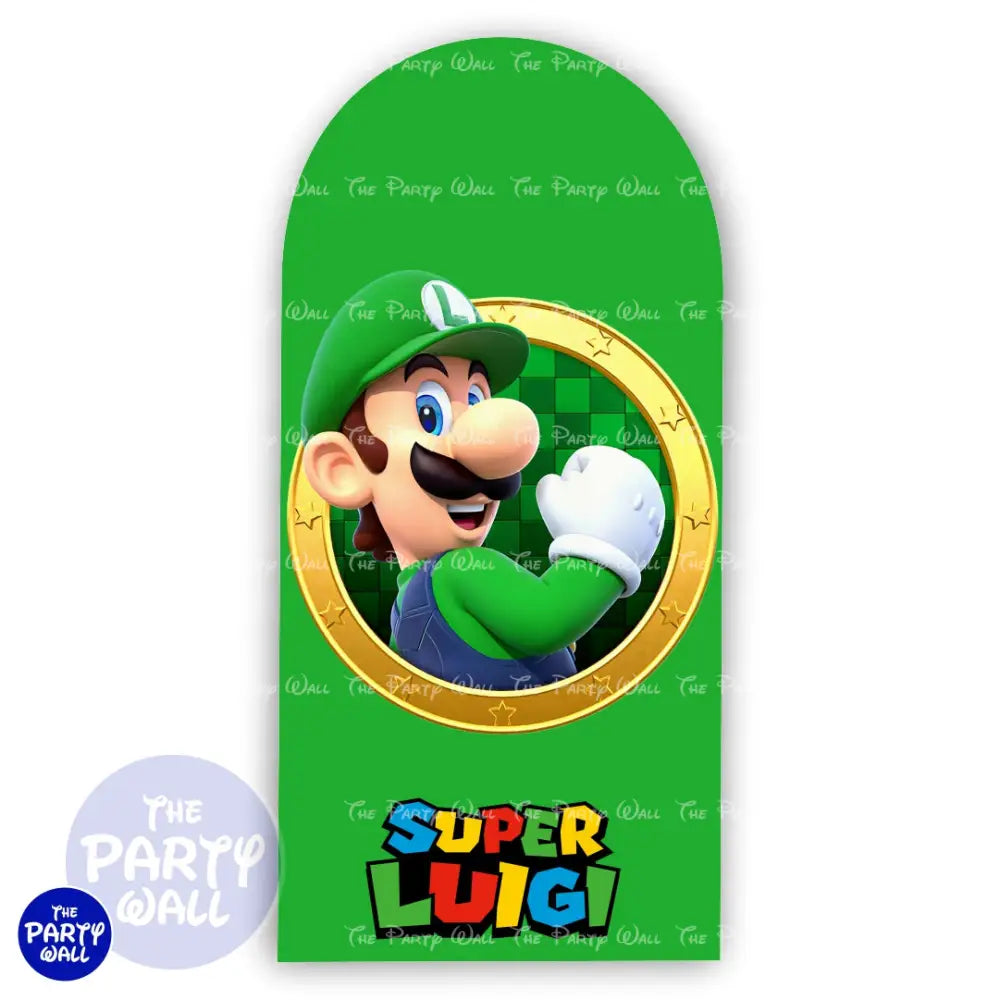 Super Mario - Funda para mampara de punta redonda o rectangular Mampara de punta redonda