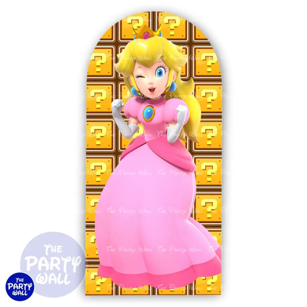 Super Mario - Funda para mampara de punta redonda o rectangular Mampara de punta redonda