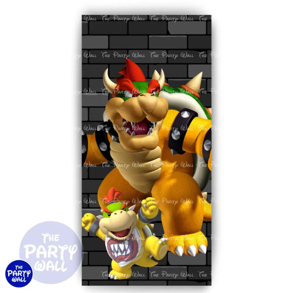 Super Mario - Funda para mampara de punta redonda o rectangular Mampara de punta redonda