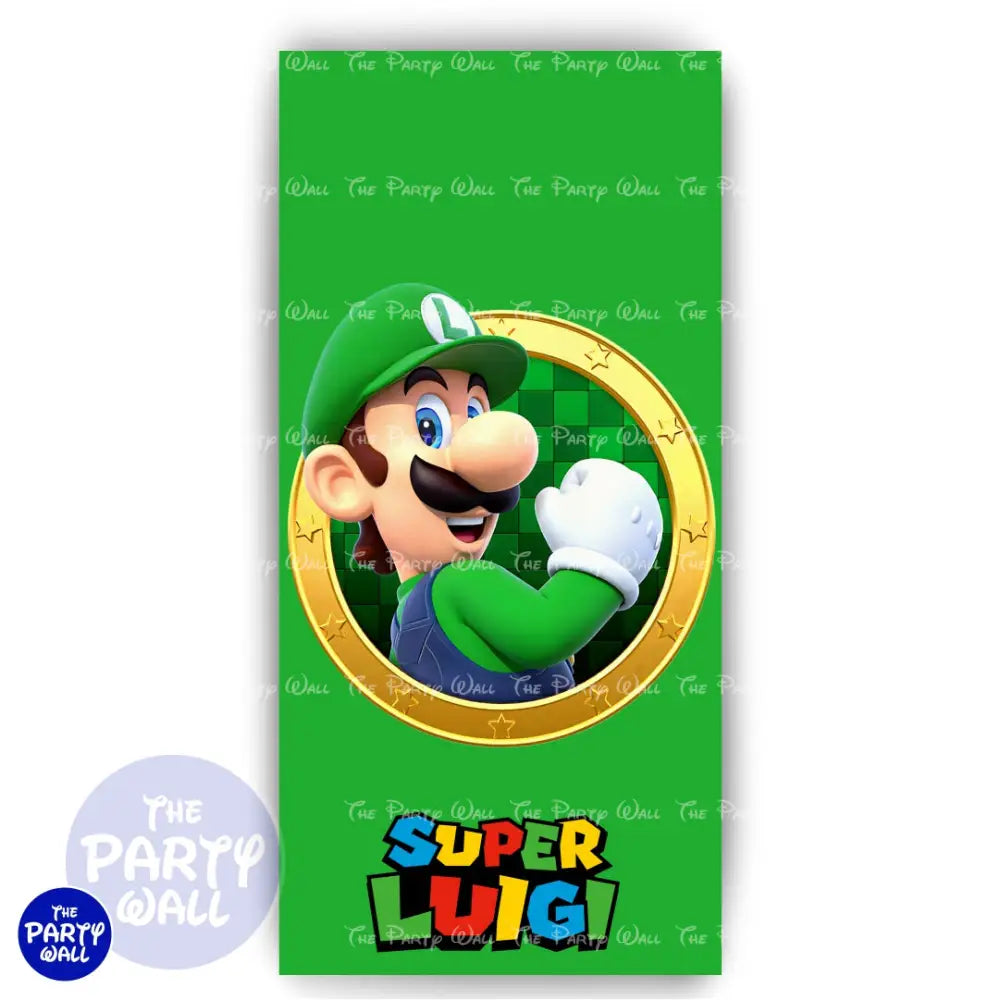 Super Mario - Funda para mampara de punta redonda o rectangular Mampara de punta redonda
