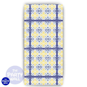 Talavera - Funda para mampara de punta redonda o rectangular Mampara de punta redonda