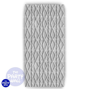 Tejido - Funda para mampara de punta redonda o rectangular Mampara de punta redonda