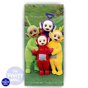Teletubbies - Funda para mampara de punta redonda o rectangular Mampara de punta redonda